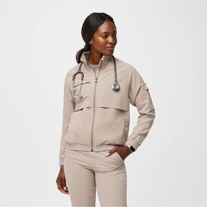 FIGS Sydney Jacket in Beige